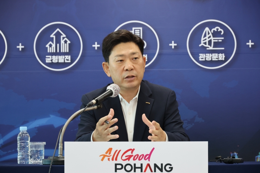 박용선 포항시장, 취임 한 달 ...
